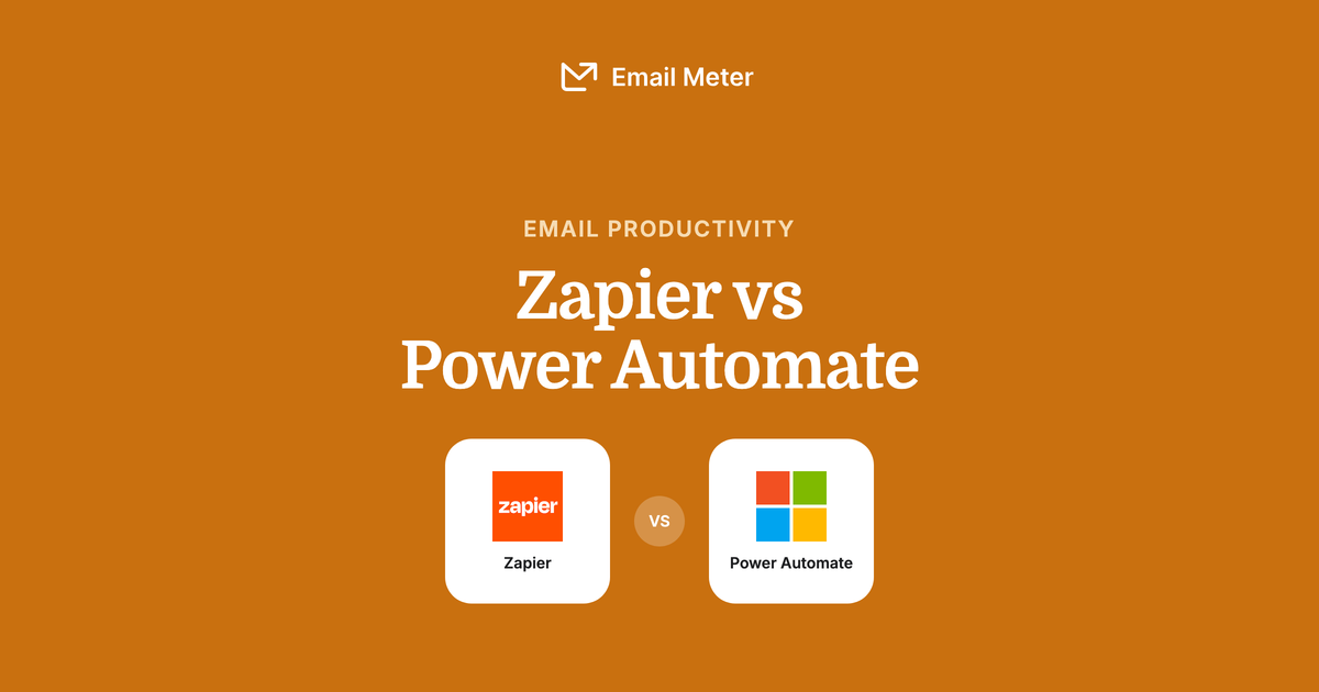 Zapier vs Power Automate: Email Automation for Gmail and Outlook