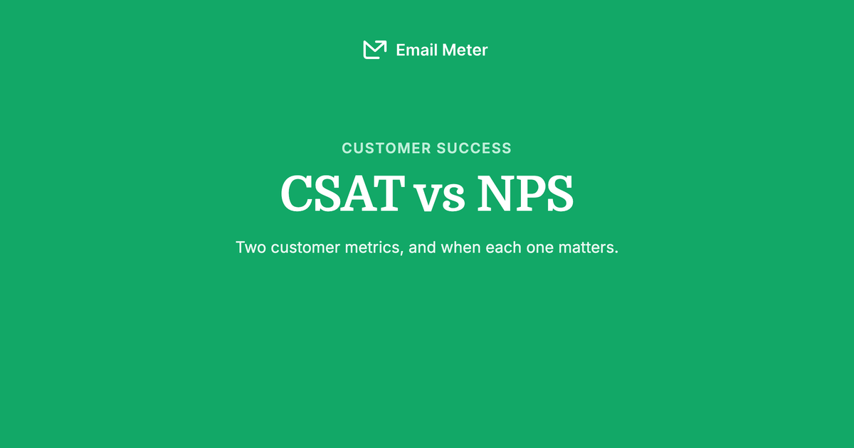 CSAT vs NPS: Key Differences, Scores and Survey Questions